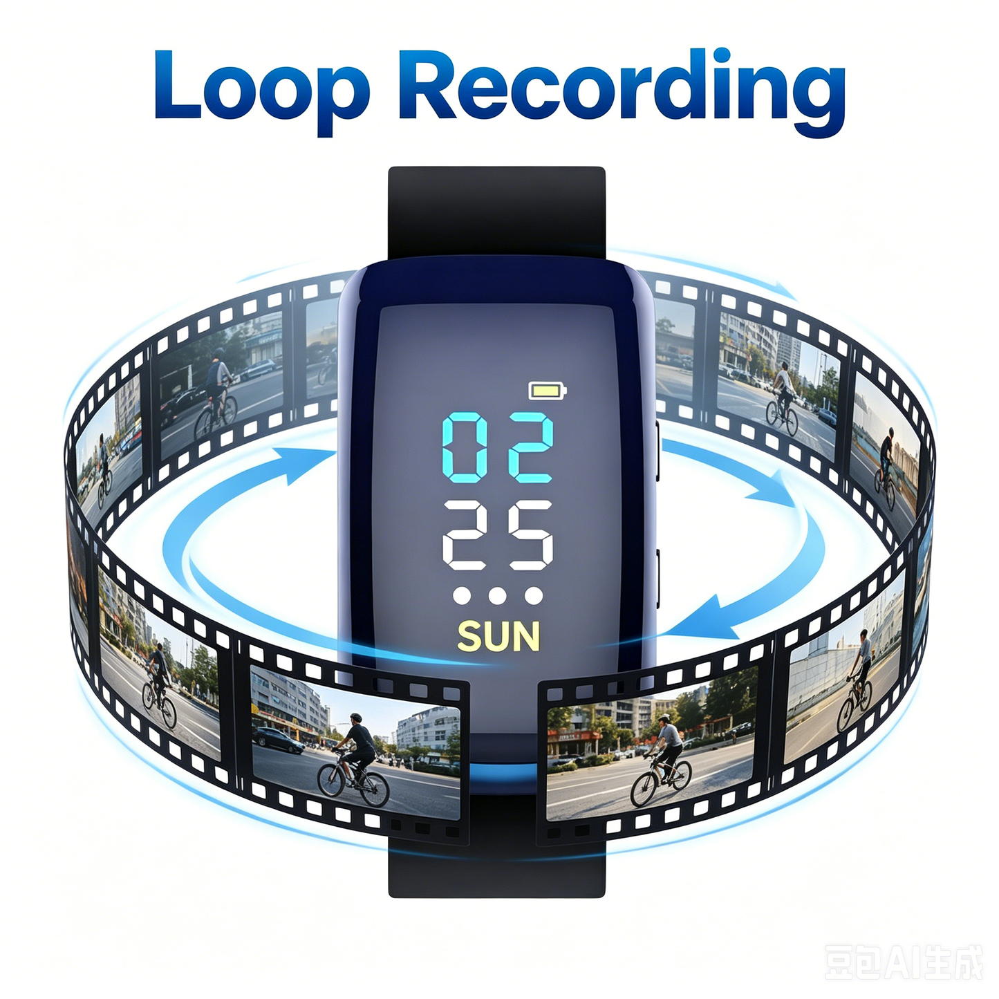 Mini Camera Watch 1080P HD Video Recorder Bracelet