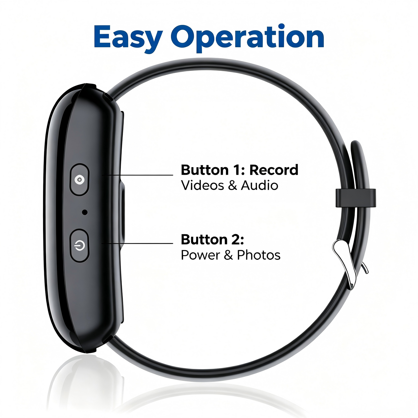 Mini Camera Watch 1080P HD Video Recorder Bracelet